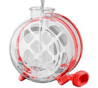 Cube Ice Cup, 2 in 1, vassoio per cubetti di ghiaccio e vetro isotermo, tazza riutilizzabile con facile rilascio per succhi, caffè e cocktail, portatile per bevande fresche
