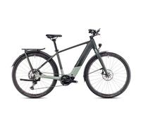 Cube kathmandu hybrid c 62 slt 400x bicicletta ibrida elettrica shimano deore xt 12s 400 wh 700 mm stellar green 2025