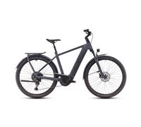 Cube Kathmandu Hybrid ONE 800 - e-trekkingbike - uomo 50 Grey unisex Bosch Performance Line Cx Bdu38, Smart System,Bosch E-Bike System,Bosch Purion 200