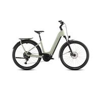 Cube kathmandu hybrid one 800 easy entry electric trekking bike shimano cues 10s 800 wh 700 mm verde pisello 2026