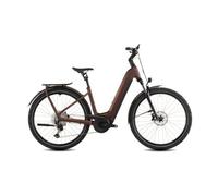 Cube kathmandu hybrid pro 800 easy entry electric trekking bike shimano deore deore xt 12s 800 wh 700 mm sun glow red orange 2026