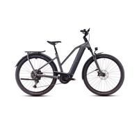 Cube kathmandu hybrid pro 800 trapezio bicicletta ibrida elettrica shimano cues 11s 800 wh 700 mm slab grey 2025