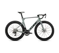 Cube litening aero c 68x slx bici da strada sram red axs 12s 700 mm grigio mare verde 2026