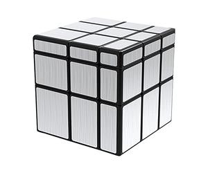 Cube Mirror - Giocattolo puzzle a fluido con effetto specchio ABS ad alta tolleranza agli errori per principianti e utenti