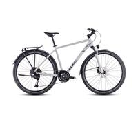 Cube nature exc allroad bicicletta ibrida shimano cues 11s 700 mm grigio seasalt 2025