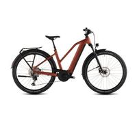 Cube nuride hybrid pro 600 trapeze electric trekking bike shimano deore deore xt 12s 600 wh 29 chilli red orange 2026