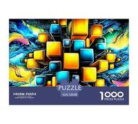 Cube OceanMaster-Level Jigsaw Puzzles for Adults Embark on A 1000-Piece Advanced And Challenging Puzzle Games Journey - Positioned As The Ultimate Gift Jigsaw Puzzles for Adults And Kids Age 12 Years