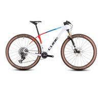 Cube phenix c 68x slt hardtail mtb sram 12s 29 teamline bianco blu rosso 2025