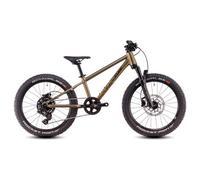 Cube reaction 200 tm mtb per bambini microshift 8s 20 oro lime 5 7 anni