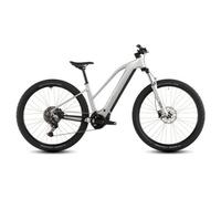 Cube reaction hybrid one 600 trapezio elettrico mtb shimano 10s 600 wh bosch 100 nm 29 grigio lucido 2026