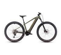 Cube reaction hybrid pro 800 electric hardtail mtb shimano deore deore xt 12s 800 wh 29 dusty olive green 2025