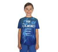 Cube Rookie X Actionteam - maglietta MTB - bambini L Blue/Green junior