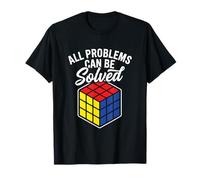Cube Speed Cubing Puzzle Master Tutti i Problemi Possono Essere risolti Maglietta