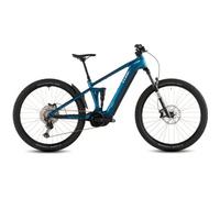 Cube stereo hybrid one22 race 800 electric full suspension mtb shimano deore deore xt 12s 800 wh 27 5 blu elettrico 2026