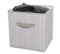Cube Storage - Contenitore pieghevole in tessuto, per armadio, camera da , guardaroba, set di scomparti morbidi con design per maglioni