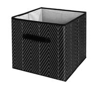 Cube Storage Organizer Bin - Fabric Storage Box with Handles, Foldable Closet Cube Organizer for Clothes, Tops, Pants, Underwear, Toys | Bedroom Wardrobe Bins for Shelves