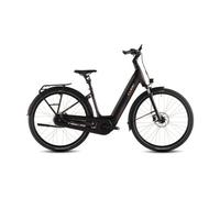 Cube supreme hybrid comfort pro 600 bicicletta elettrica da citta con accesso facilitato cambio enviolo batteria da 600 wh 700 mm colore solarec