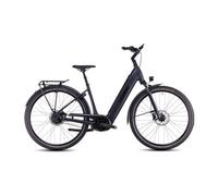 Cube supreme hybrid deluxe pro 625 easy entry electric city bike enviolo city belt 625 wh 700 mm night black 2025