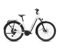 Cube Touring Hybrid ONE 600 bianco metallizzato e cromato Easy Entry RH 46 cm
