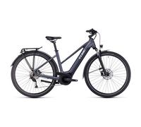 Cube touring hybrid one 625 trapezio bicicletta elettrica ibrida shimano alivio 9s 625 wh 700 mm grigio 2024