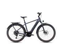 Cube touring hybrid pro 625 bicicletta ibrida elettrica shimano cues 11s 625 wh 700 mm grigio metallizzato 2025