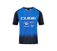 CUBE VERTEX Maglia Jersey Girocollo Blu Manica Corta Uomo Gr. S