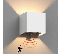 CUBEL lampada da parete per esterni IP65 up/downlight rilevatore di movimento