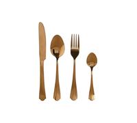 CUBERTERIA SET 16 INOX 2X0,4X24 2MM DORADO