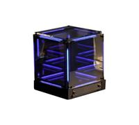 Cubertime Lampada da scrivania 4D Creative Abyss da gioco, illuminazione ambientale a LED per casa, ufficio, configurazione PC e camera da letto, regalo tecnico per adulti e ragazzi (blu spazio