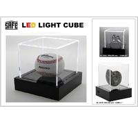 Cubi Luce Swarovski Vetro Statue Vetrine Dado M + LED 100x100mm Safe 5243