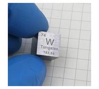 Cubes métalliques, Cubo di densità di tungsteno da 1 pollice con testo for l'educazione scientifica e la raccolta(0.3Inch)