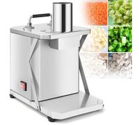 Cubettatrice Elettrica per Frutta E Verdura, Tagliaverdure, taglia verdure cubetti elettrico, 200W Professionale Veggie Robot da Cucina con Stampi per Cubetti da 6/8/10/12/15 mm