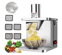 Cubettatrice Elettrica per Frutta E Verdura, Tritatutto commerciale for verdure, grattugia, tagliapatate automatico, robot da cucina, macchina for tagliare la frutta