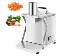 Cubettatrice Elettrica per Frutta E Verdura, Tritatutto for frutta in acciaio inossidabile, grattugia, tagliapatate automatico, robot da cucina, macchina da taglio(10mm)
