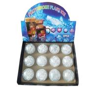 Cubetti di ghiaccio a LED, multicolore, set di 12 cubetti di ghiaccio luminosi, cambia colore, riutilizzabili, luci da bagno per bambini, set di luci per bevande per sollevare la tua bevanda per club
