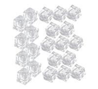Cubetti di Ghiaccio Finti Acrilici Irregolari Trasparenti 50 Pezzi | Riutilizzabili e Leggeri, Effetto ad Alta Simulazione, per Food Display e Table Setting