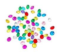 Cubetti di ghiaccio finti riutilizzabili per accessori fotografici, decorazioni per matrimoni, fotografie, riempitivi per vasi (diamante multicolore)