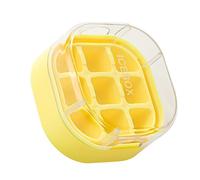 Cubetti di ghiaccio flessibili che rendono 9 cavità facili da premere e a scatto coperchio per la creazione di ghiaccio strumento per cocktail e bevande, vassoio flessibile per bevande