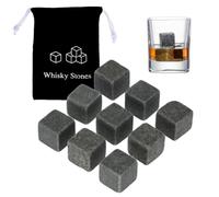 Cubetti di Ghiaccio Riutilizzabili, 9 Pezzi Whiskey Stones per Cocktail | Cubetti di Ghiaccio Riutilizzabili, Pietre Raffreddanti, Per Raffreddare Whisky Vodka Wine Beer e Tutte Le Bevande