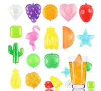 Cubetti di Ghiaccio Riutilizzabili, XiXiRan 30 Sostituto del Cubetti di Ghiaccio in Plastica, per Bevande Cocktail Colorati, per il Raffreddamento Della Conservazione Degli Alimenti da Picnic