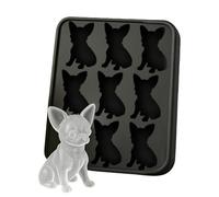 Cubetti di ghiaccio | Stampo per cani 3D in silicone | Nuova divertente forma di animale a forma di caramelle scoppiata nuovo per cani, regali per amanti dei cani, bevande per whisky