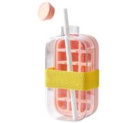 Cubetti di glassa bottiglia con cannuccia portatile Ice Maker riutilizzabile stampo staccabile per congelatore viaggio palestra casa