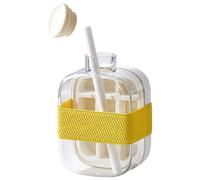 Cubetti di glassa bottiglia con cannuccia portatile Ice Maker riutilizzabile stampo staccabile per congelatore viaggio palestra casa