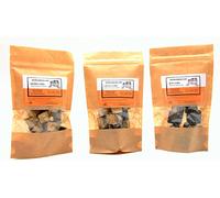 Cubetti di Rovere Set 3 - Sherry, Cognac & Rum - 100g ciascuno - Chips di Legno da Botti per Invecchiamento Bevande