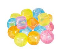 Cubetti Ghiaccio Riutilizzabili Set 20pz Ghiacciolini per Raffreddare Bevande Drink Cubi Ghiaccio Finto Per Feste Compleanni