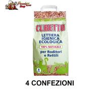 Cubetto 5 kg lettiera, trucioli di legno per roditori, conigli, criceti 8 litri