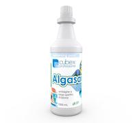 Cubex Professional Algasan 1 LT - Trattamento Igienizzante per Piscine e Spa, Effetto Schiarente e Azzurrante, Non Schiumogeno - Antialghe per Piscina