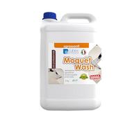 Cubex Professional Moquet Wash 5 LT - Detergente Profumato Per Moquette, Tessuti e Tappezzerie - Sgrassa, Ravviva i Colori e Profuma Moquette, Auto, Sedili, Poltrone, Divani