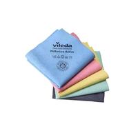 cubex professional Panni PURmicro Active in microfibra con rivestimento in PUR 38X35cm per una pulizia al 100% sicura ed efficace (PURmicro Active 5 Colori (Rosso-Verde-Giallo-Blu-Grigio), 10 PANNI)