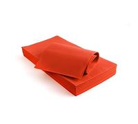 cubex professional Tovaglie in TNT Tessuto Non Tessuto Misura 100x100cm Ideali per la ristorazione vari colori (75, ROSSO)